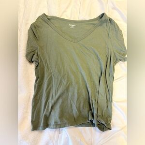 Old Navy Women's Olive Short Sleeve Tee